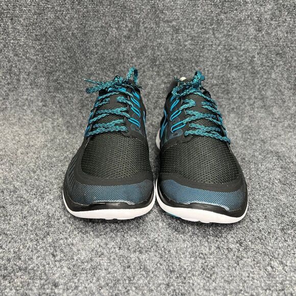 Nike Free 5.0 Running Shoes Men's 13 Black Blue Lagoon Athletic Barefoot Sneaker - Picture 2 of 13